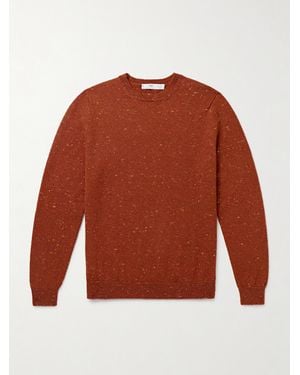 Inis Meáin Merino Wool And Cashmere-Blend Sweater - Rosso