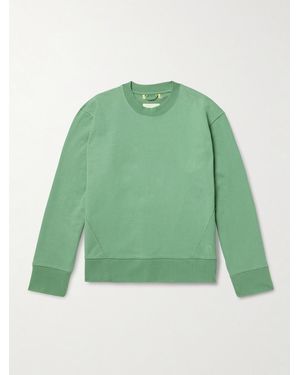 Folk Anniversary Cotton-jersey Sweatshirt - Green