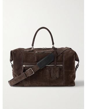 Metier Vagabond Suede Holdall - Black