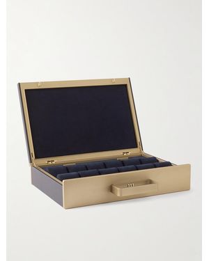 Charles Simon Cofanetto Da Viaggio Per 12 Orologi - Blu