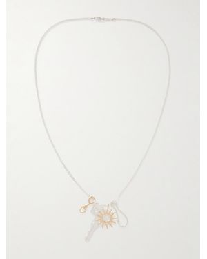 Pearls Before Swine And Pendant Necklace - White