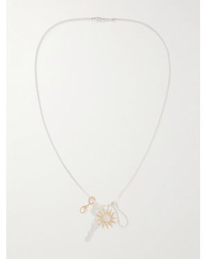 Pearls Before Swine And Pendant Necklace - White