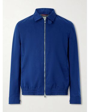 Brunello Cucinelli Shell Blouson Jacket - Blue