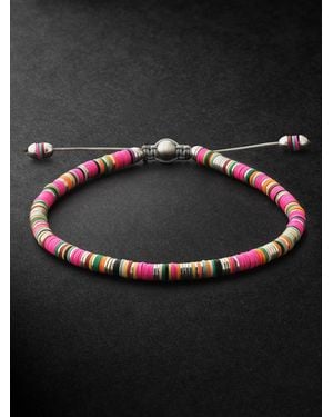 MAOR Malli Sterling Beaded Bracelet - Black