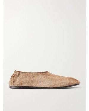 Lemaire Glove Calf Hair Slippers - Natur