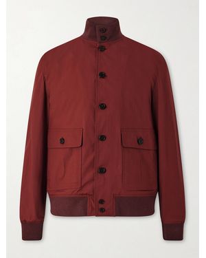 Valstar Ino Cotton-Blend Bomber Jacket - Red