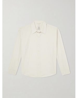 mfpen Exact Striped Cotton Shirt - Natural
