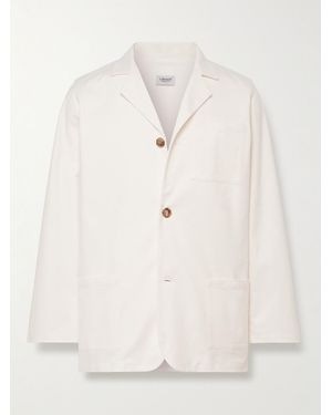 Ghiaia California Cotton-Twill Blazer - Natural