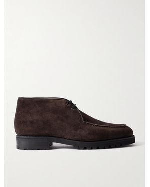 Majordome M69 Suede Chukka Boots - Brown