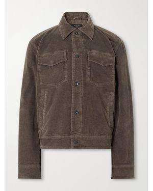Rag & Bone Stretch-Cotton Corduroy Jacket - Brown