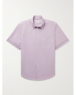 Aspesi Cotton-Poplin Shirt - Purple