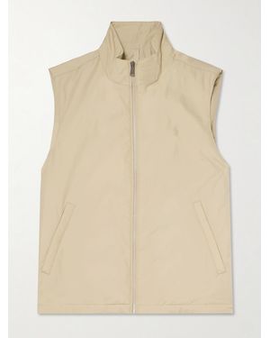 Polo Ralph Lauren Logo-Embroidered Padded Recycled Shell Gilet - Natural