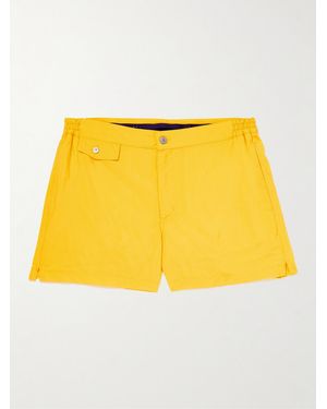Slowear Slim-Fit Mid-Length Swim Shorts - Yellow