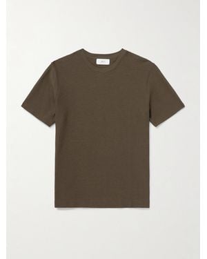 MR P. T-Shirt aus geripptem Biobaumwoll-Jersey - Grün