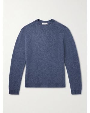 Boglioli Slim-Fit Wool And Cashmere-Blend Jumper - Blue