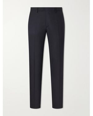 Boglioli Straight-Leg Wool Suit Trousers - Blue