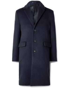 MR P. Wool And Cashmere-Blend Coat - Blue