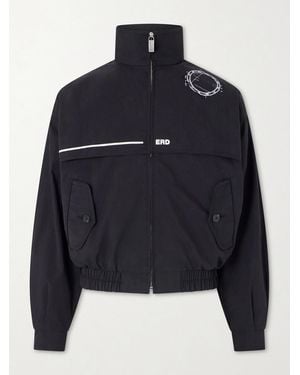 Enfants Riches Deprimes Serge Logo-Printed Shell Jacket - Blue