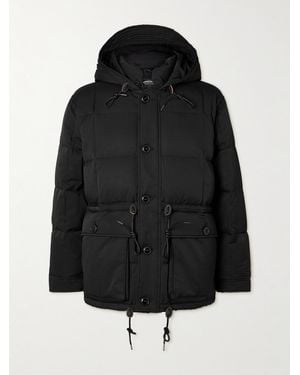 FRIZMWORKS Karakoram Quilted Cotton-Blend Hooded Down Jacket - Black