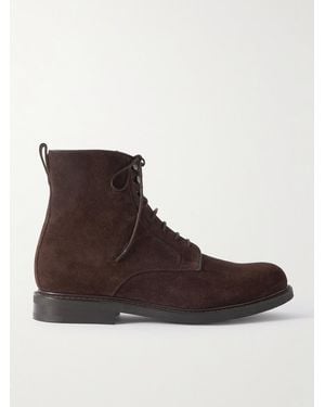 Church's Pullford Suede Lace-Up Boots - Brown