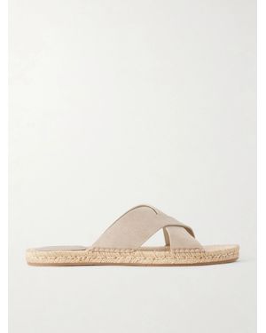 ZEGNA Suede Sandals - Natural