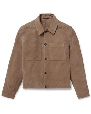 MR P. Suede Overshirt - Brown
