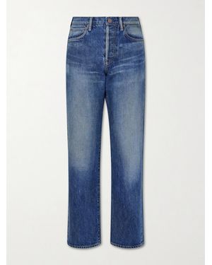 Visvim Social Sculpture 01 Straight-Leg Distressed Jeans - Blue