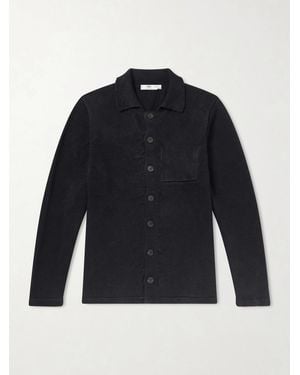 Inis Meáin Linen Cardigan - Blue