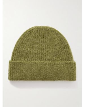 NN07 Boris 60012 Ribbed Alpaca-blend Beanie - Green