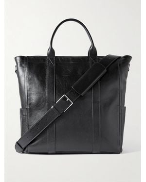 Metier Mariner Elvis Leather Tote Bag - Black
