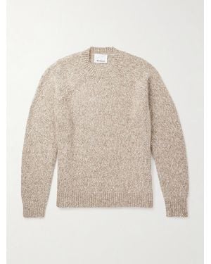 Isabel Marant Hanori Cotton-Blend Jumper - Natural