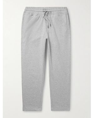 MR P. Slim-Fit Organic Cotton-Jersey Joggers - Grey