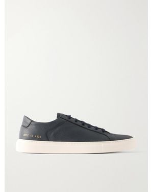 Common Projects Achilles Full-Grain Leather Trainers - Blue