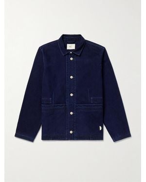 Folk Anniversary Cotton Jacket - Blue