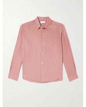 MR P. Garment-Dyed Linen Shirt - Rosa