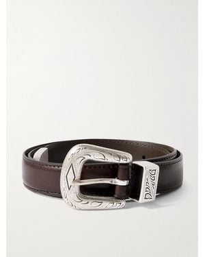 Anderson's 2.5Cm Full-Grain Leather Belt - Black