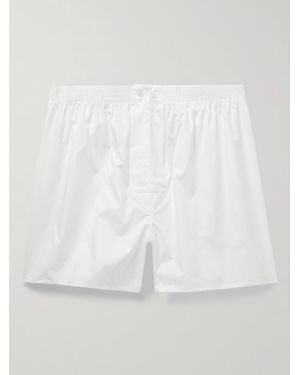 Derek Rose Savoy Cotton Boxer Shorts - Bianco