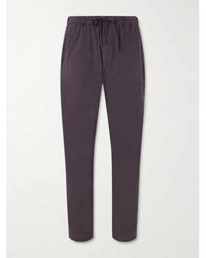 Hartford Joggy Straight-leg Cotton Trousers - Blue