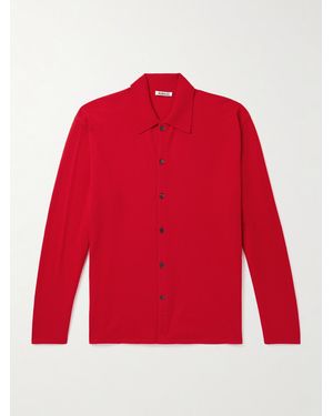 AURALEE Cardigan aus Wolle - Rot