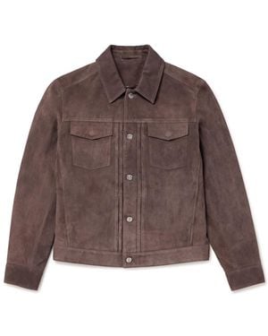 MR P. Suede Jacket - Brown