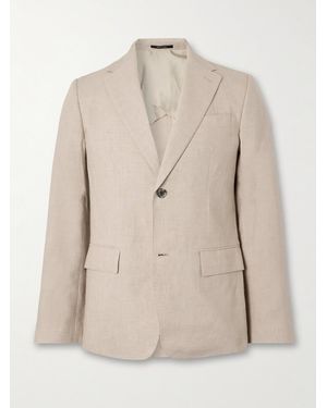 Club Monaco Linen-Blend Suit Jacket - Natural