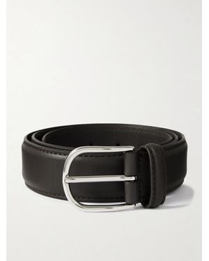 Anderson's 3.5Cm Leather Belt - Black