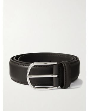 Anderson's 3.5Cm Leather Belt - Black