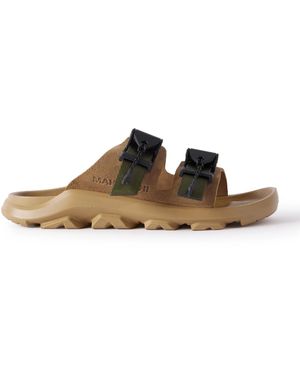 Birkenstock Maharishi Mogami Terra Tech Suede Sandals - Brown