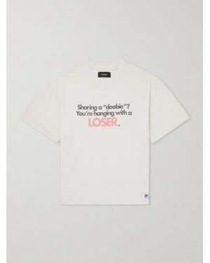 NAHMIAS Psa Printed Cotton-Jersey T-Shirt - White