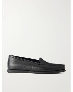 Morjas The Venetian Full-Grain Leather Loafers - White
