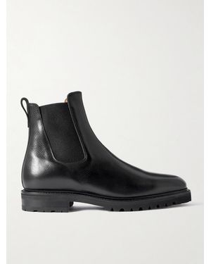 Majordome M11 Cross-grain Leather Chelsea Boots - Black