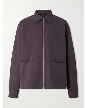 NN07 Virgil 5024 Organic Cotton Overshirt - Purple