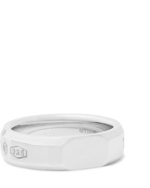 Tiffany & Co. Tiffany 1837 Makers Slice Sterling Silver Ring - Metallic