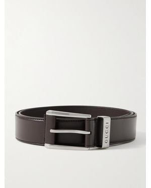 Gucci 3.5cm Leather Belt - Brown